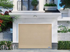 Cửa cuốn khe thoáng nan nhôm COMBI siêu êm