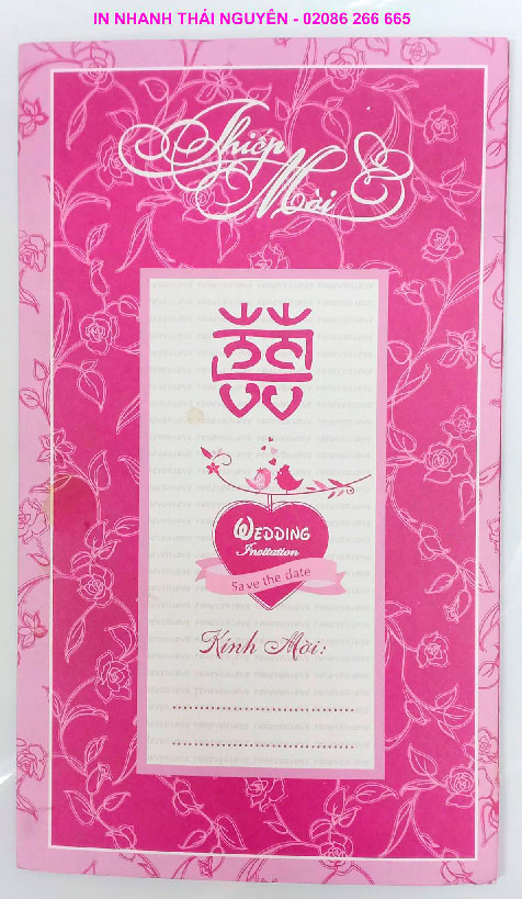 In thiệp cưới
