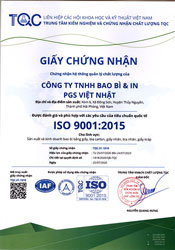 Giấy chứng nhận ISO 9001:2015