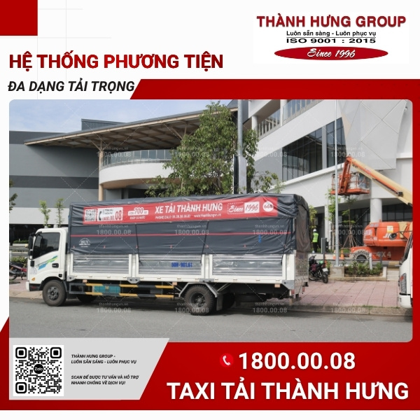 Hệ thống xe tải đa dạng tải trọng