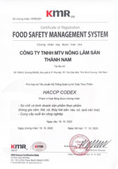 Chứng nhận HACCP CODEX