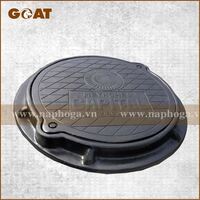 Nắp hố ga composite khung âm thân tròn