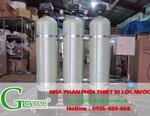 Bộ lọc nước giếng khoan 3 cấp chuyên khử sắt và làm mềm