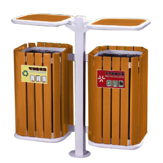 Thùng rác gỗ treo đôi A78-Q