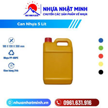 Can nhựa 5L