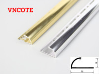 Nẹp nhôm bo góc ốp lát tròn YC-12