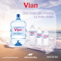 Nước uống thiên nhiên Vian 19L (có vòi)
