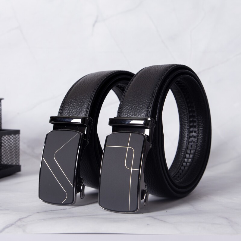 Dây lưng da bò Mill màu đen FTT Leather