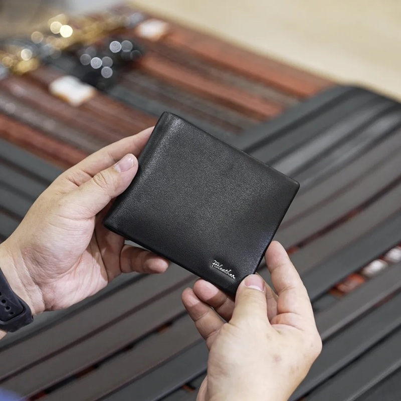 Ví da cừu nam dáng ngang cao cấp FTT Leather