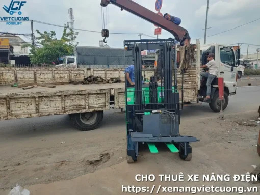 Cho thuê xe nâng Toyota 7FB15 cao 4m7