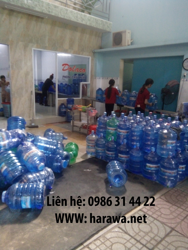 Dây chuyền sản xuất nước uống đóng bình 40 bình/giờ