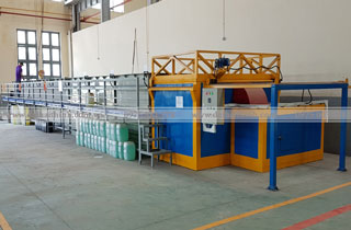 Hệ thống bể xử lý và sấy khô