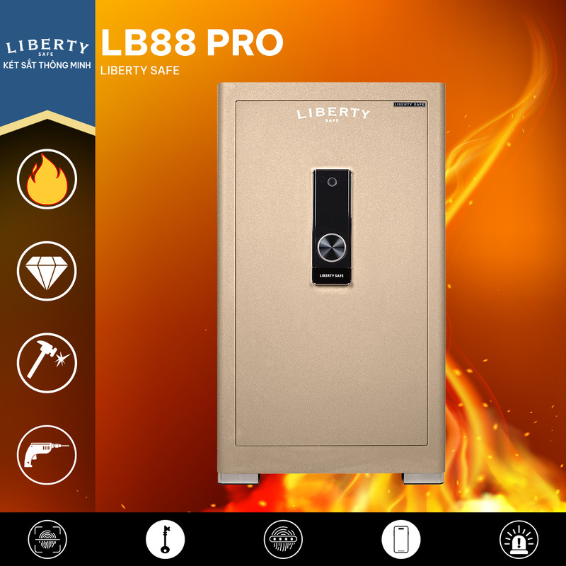 Két sắt LB88 Pro vàng