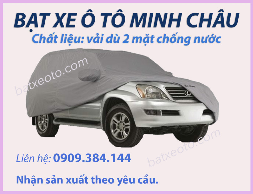 Bạt xe ô tô Minh Châu