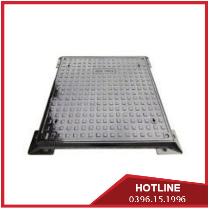 Nắp hố ga Composite ngăn mùi khung âm nắp vuông