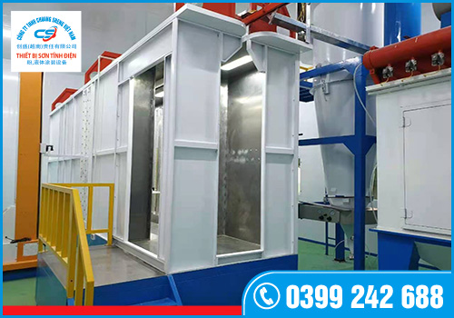 Lắp đặt dây chuyền sơn tĩnh điện