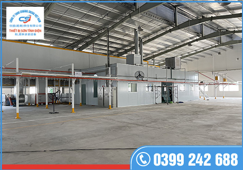 Lắp đặt dây chuyền sơn tĩnh điện