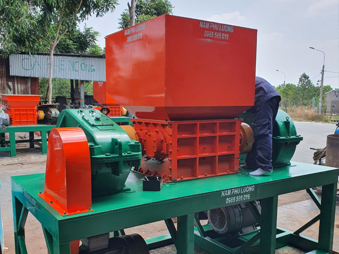 Gia công chế tạo máy nghiền gỗ