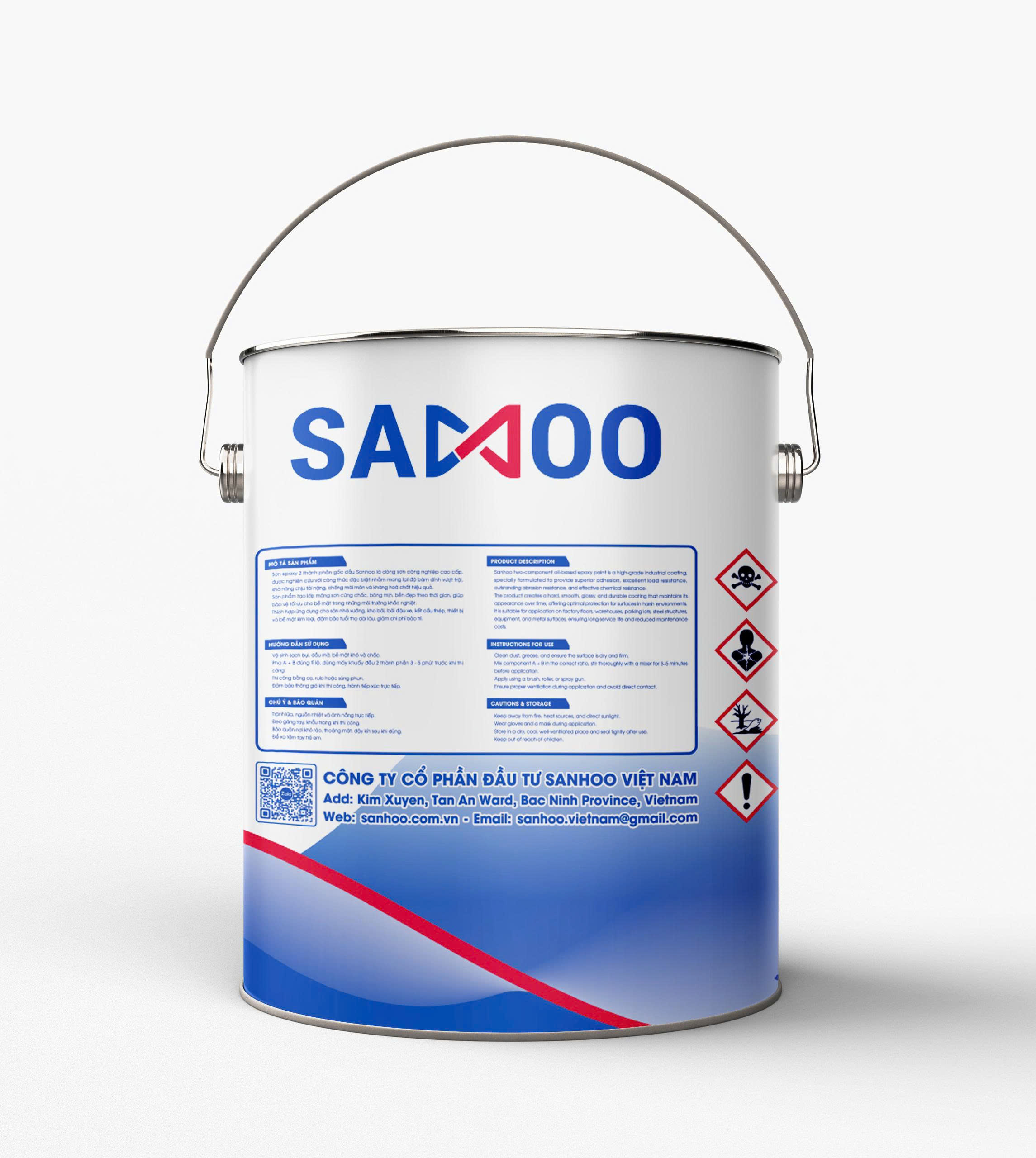 Sơn phủ chống mài mòn Epoxy