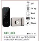 Khóa từ cổng mặt điều khiển khung viền inox