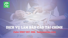 Làm báo cáo tài chính