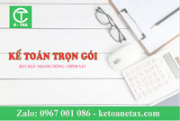 Nhận kế toán trọn gói