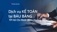 Dịch vụ kế toán tại Bàu Bàng