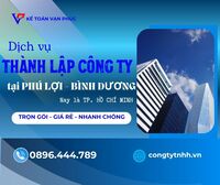 Dịch vụ thành lập công ty tại Phú Lợi – Bình Dương