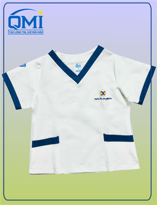 Áo điều dưỡng ngắn tay