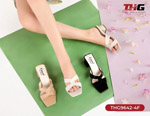 Dép lê cao gót THG9642
