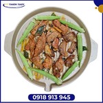 Chảo nhôm đúc nướng không khói vân đá bếp từ