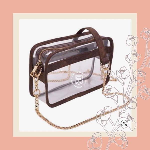 Túi xách vuông trong suốt