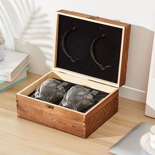 Bộ 2 ly thủy tinh đế lốc xoáy