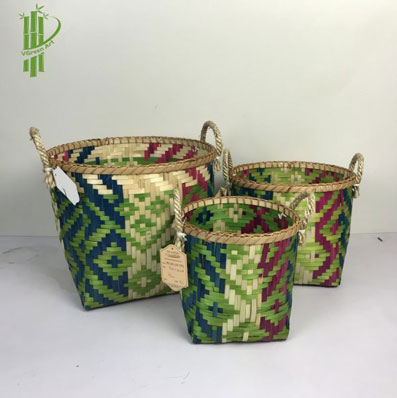 Bamboo Storage Basket Set – 01