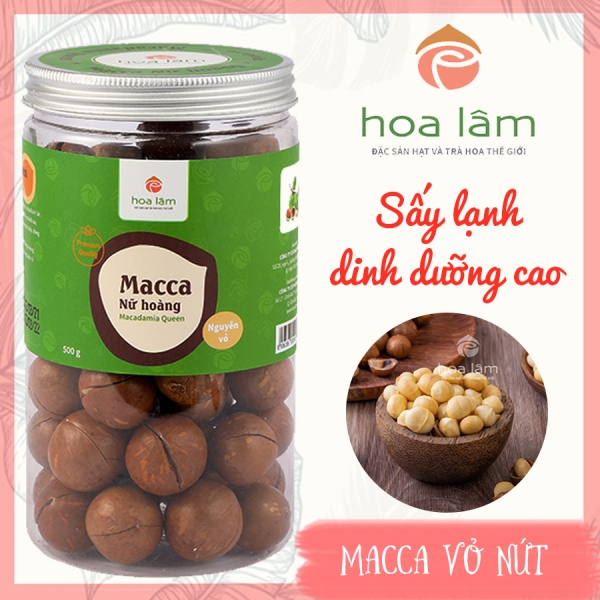 Hạt Macca nứt vỏ sấy lạnh