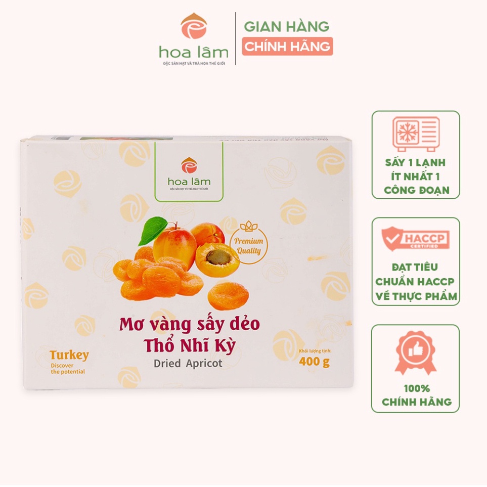 Mơ vàng sấy dẻo Thổ Nhĩ Kỳ