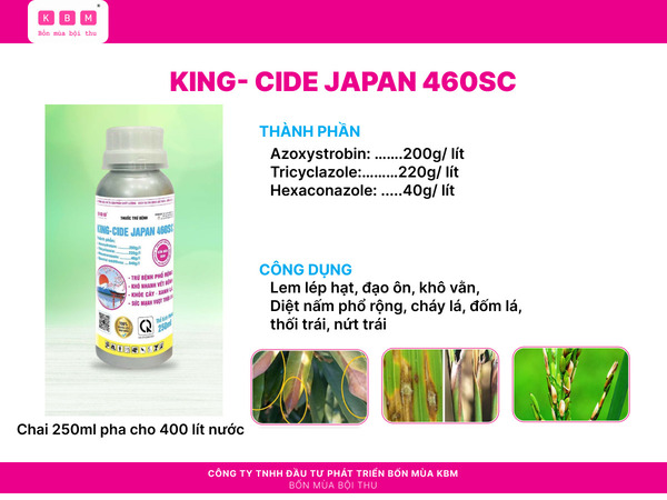 Thuốc trừ bệnh King Cide Japan 460SC