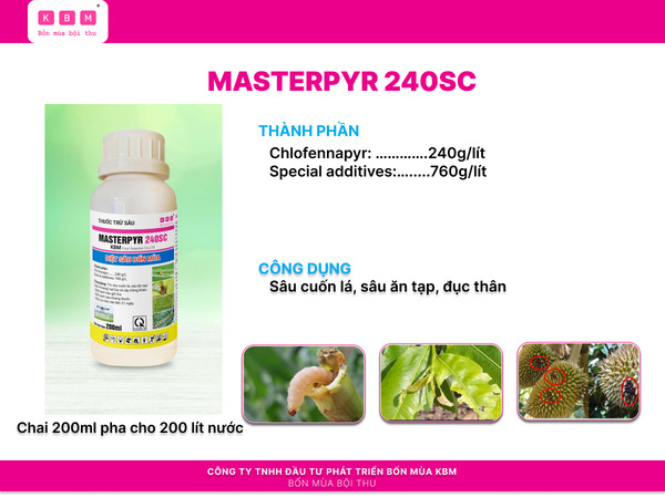 Thuốc trừ sâu Masterpyr 240SC