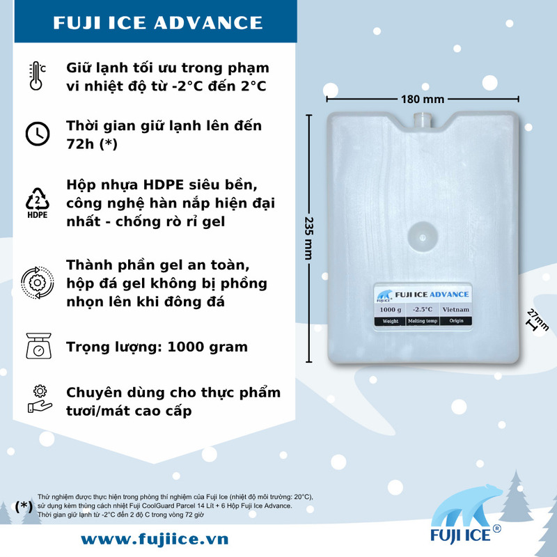 Hộp đá Gel Fuji Ice Advance