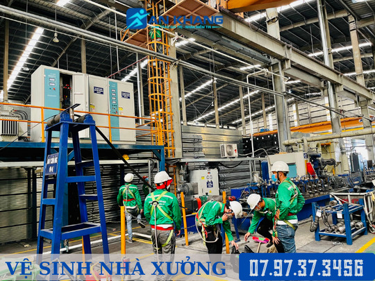 Dịch vụ vệ sinh nhà xưởng