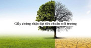 Đăng ký đạt tiêu chuẩn môi trường