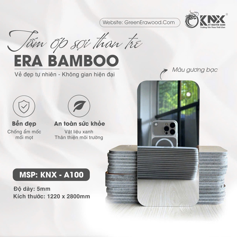 KNX-A100 - gương bạc