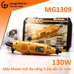 Bộ máy khoan mài đa năng & 52 phụ kiện Ingco MG1309