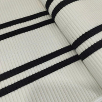 Bo Poly Jacket trắng sọc đen