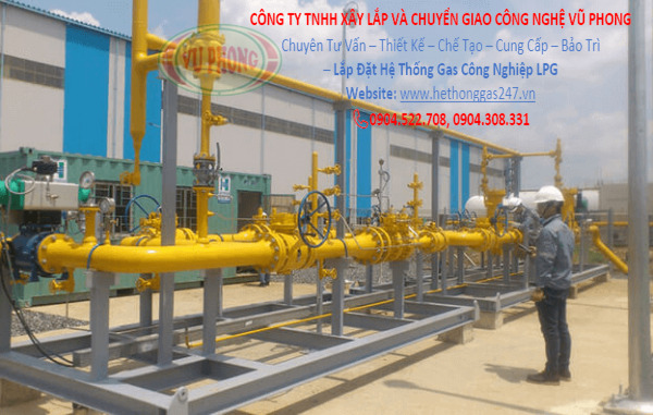 Lắp đặt hệ thống gas công nghiệp LPG