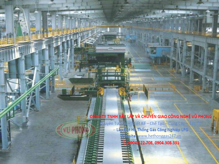 Lắp đặt hệ thống gas công nghiệp LPG