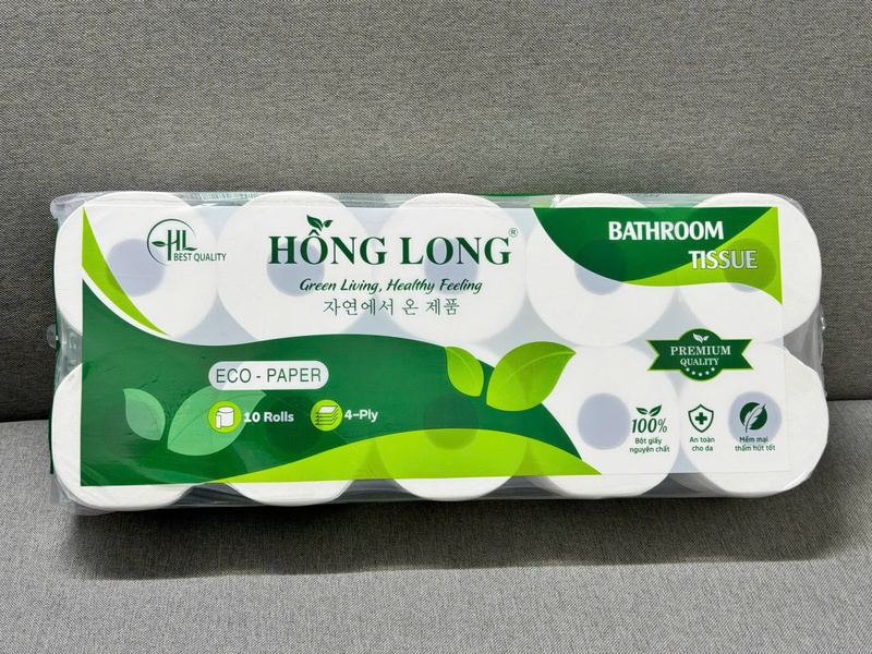 Giấy vệ sinh Hồng Long ECO có lõi