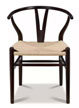Wooden Dining Chair Natural Weave
