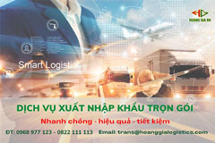 Dịch vụ xuất nhập khẩu - hải quan