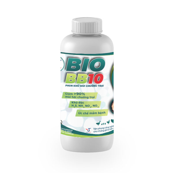 Men phun khử mùi chuồng trại Bio BB10